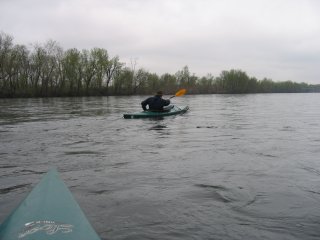 On the water