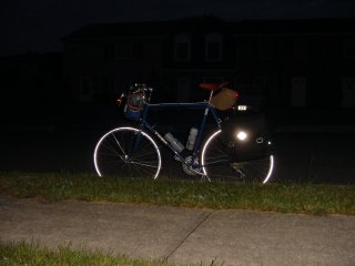 My Trek all lit up